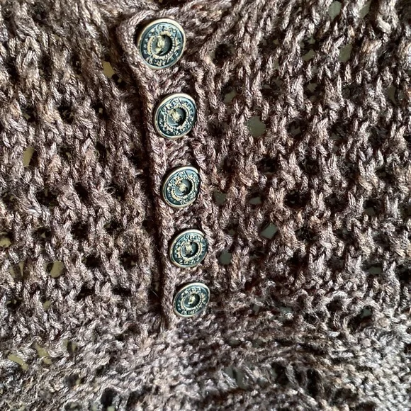 Free People NWT Boho Summer Breeze Open Knit Linen Blend  Scoop Neck Camisole M - Picture 7 of 14